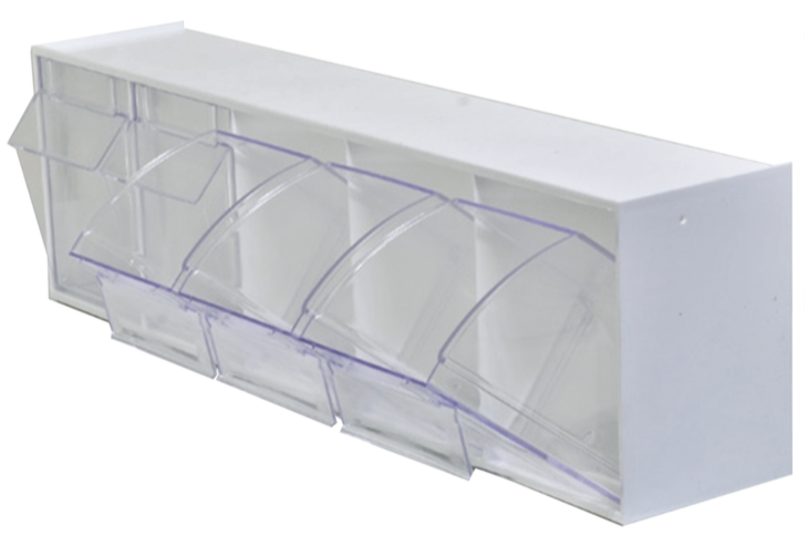 CAIXA DE BINS MEDIO RAPI GAVET COM 5 BINS